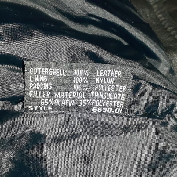 Wilsons Leather 100% Leather " biker style" w/Thinsulate - Picture 8 of 8